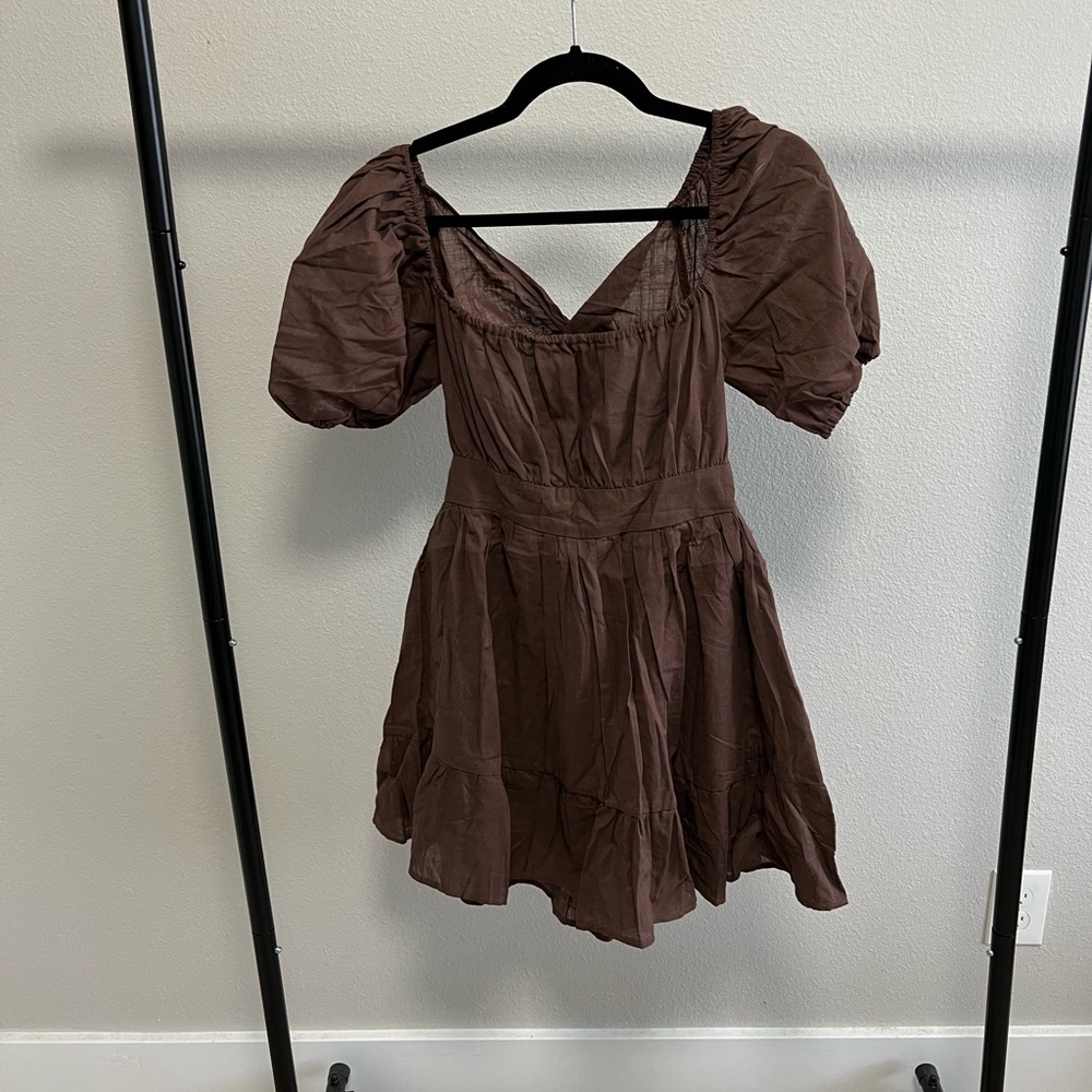 puff sleeve dress